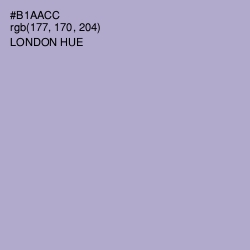 #B1AACC - London Hue Color Image